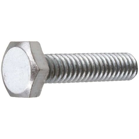 Everbilt Hex Head Cap Screw Zinc Plated Steel In L Pk Zoro