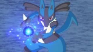 Lucario De Ash Ketchum Pok Mon Del Anime De Pok Mon Pok Mon Project