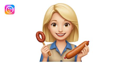 Naked Blonde With Both Hands Holding Weiner Emoji AI Emoji Generator