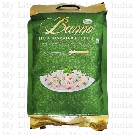 Indyjski ryż Banno paraboliczny sella basmati 5 kg Banno Sklep