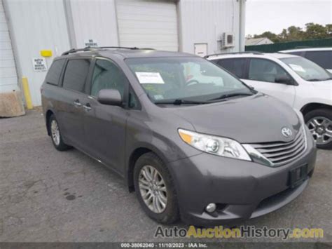 Tdyz Dc Hs Toyota Sienna Xle Passenger View History And