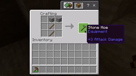 Minecraft Stone Hoe Crafting Guide Minecraft Viki Mgn