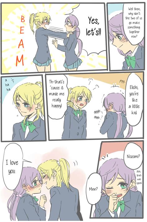 Comic Yuri Yuri Comics Manga Comics Lesbian Love Love Live Nozomi Video Game Anime Do Cute