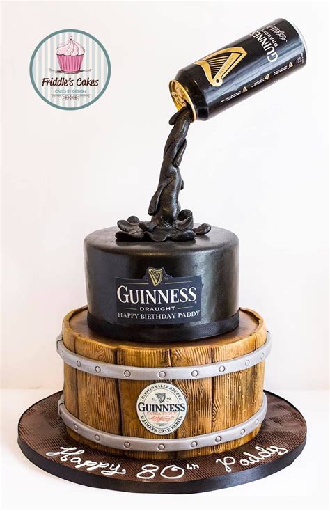 Friddle S Cakes Gravity Defying Guinness Birthday Cake Booze Cake Birthday Beer Cake Anti