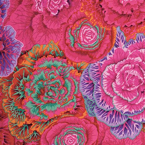 Kaffe Fassett Fabric Phillip Jacobs Classics Brassica Pj Red Teal