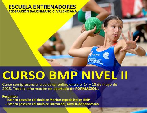 CONVOCATORIA DEL CURSO DE ENTRENADOR DE BALONMANO PLAYA NIVEL II