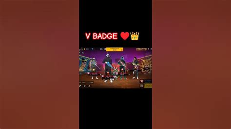 V Badge Youtubers ♥️ Shorts Viral Freefire Youtube