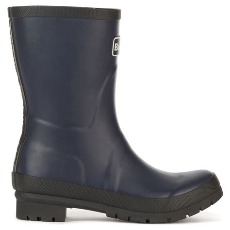 Barbour Womens Banbury Navy Mid Height Wellingtons Lrf0084ny11