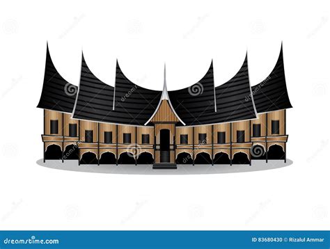 gadang house logo design vector illustration cartoondealercom