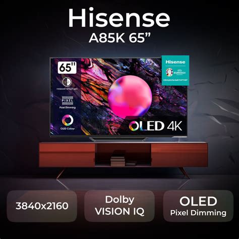 Купить телевизор Hisense 65A85K 65" - купить с доставкой по выгодным ...