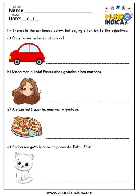 10 Atividades de Inglês para o 9 ano do Ensino Fundamental