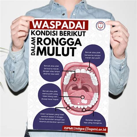 Poster Waspadai Kondisi Kanker Rongga Mulut ISPMI ISPMI Ikatan