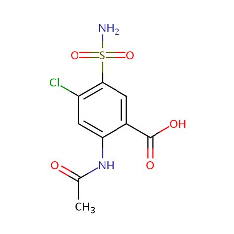 Acetylamino Aminosulphonyl Chlorobenzoic Acid Sielc