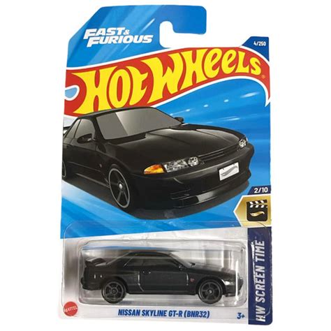 Jual Hot Wheels Fast And Furious Nissan Skyline GT R BNR32 Hitam GTR R32 R 32 HW Screen Time A