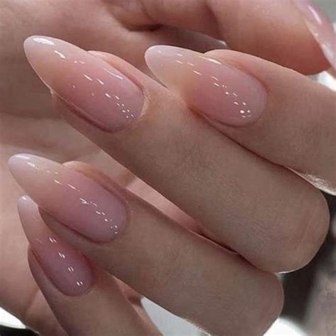 Amazon Glamermaid Press On Nails Medium Almond Spring Summer Nude Glue On Gel Nails Pcs
