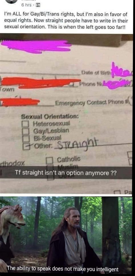 I Would Never Have Sex With Heteros Because I M Straight R Memes