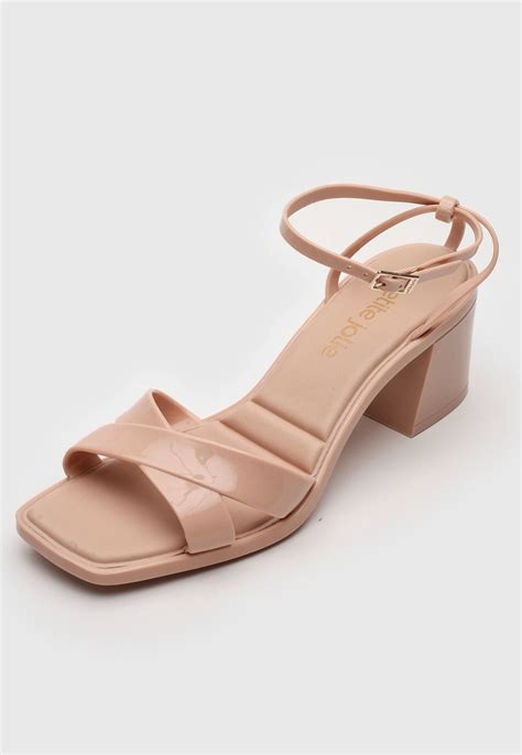 Sandália Petite Jolie Sketch Nude Compre Agora Dafiti Brasil