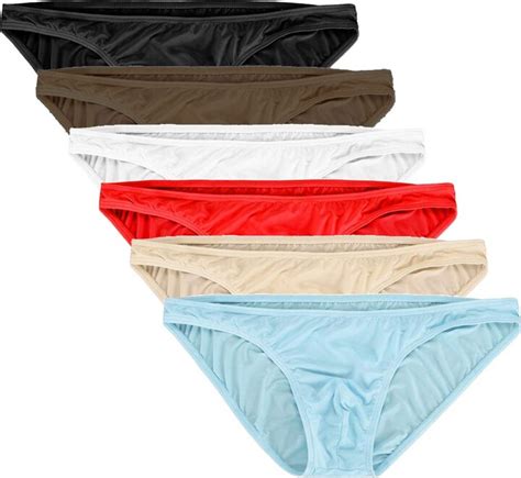 Summer Code Mens Basic Bikini Briefs Pack Low Rise Ice Silk Underwear Xx Large Shopstyle