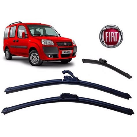 Kit Palhetas Limpador Parabrisa Diant Tras Fiat Doblo Shopee Brasil