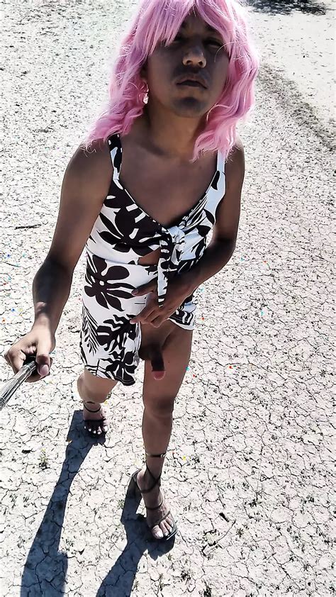 Cute Femboy In Minidress And Heels Strips Naked In Public Very Delicious Shemale Porn Xhamster