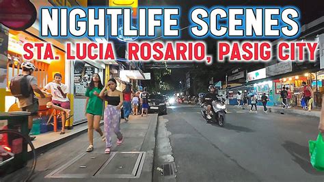 Exploring Brgy Rosario Sta Lucia Pasig City Philippines Night