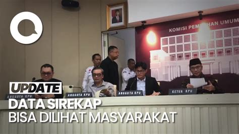 KPU Tegaskan Data Di Sirekap Bisa Dilihat Dan Diunduh Masyarakat