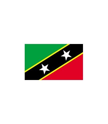 St. Kitts & Nevis Courtesy Flag 2x3 ft.