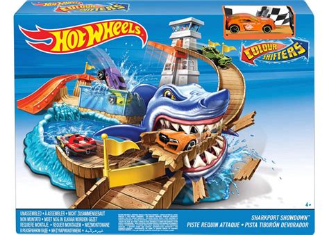 Купити Трек Хот Вілс Зміни Колір полювання на Акулу Hot Wheels Color Shifters Sharkport Showdown