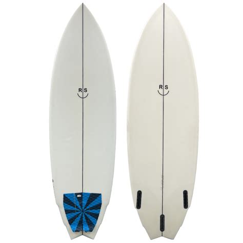 510 Rs Custom Used Thruster Fish Shortboard Surfboard