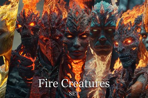 Fire Creatures 2d 캐릭터 Unity Asset Store
