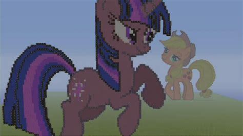 Pixel Art Minecraft Grid My Little Pony