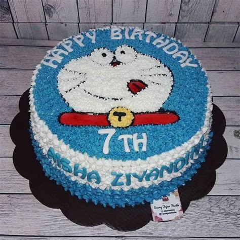 Jual Kue Ultah Doraemon Cake Karakter Kue Ulang Tahun Coklat Vanilla