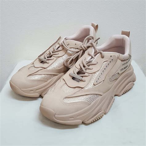 Steve Madden Nude Bling Sneakers Women S Size S