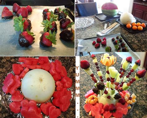 Easy Step By Step Decorative Fruit Tray 1 Dip The Lower Half Of