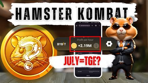 Hamster Kombat Listing Date July Tge Airdrop Youtube