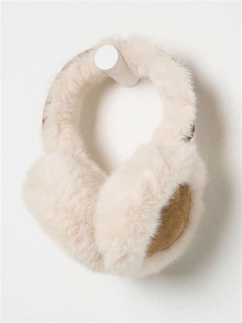 Brown Fluffy Earmuffs | FatFace