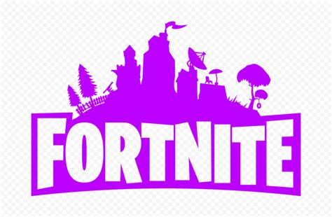 Hd Purple Fortnite Logo Silhouette Png Citypng