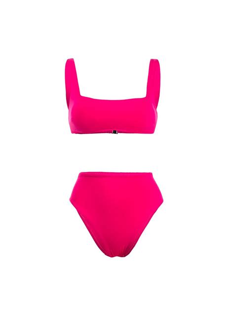 Bondi Born Bondi Born Women S Aria Poppy Bikini In Fuchsia Editorialist