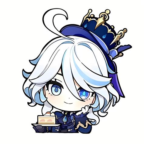 genshin impact furina chibi furina genshin impact lady furina