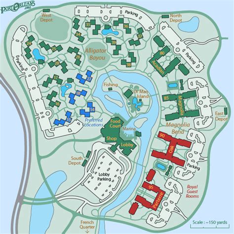 Port Orleans Riverside Quick Reference Page