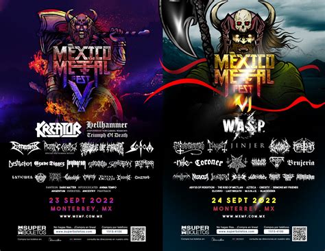 MÉxico Metal Fest Anuncian Cartel Definitivo Max Metal