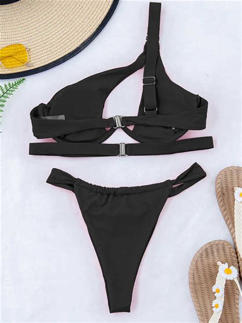 Shop Our Sexy Thong Bikini One Shoulder Low Waist