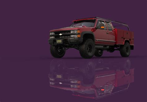 Chevy Silverado Work Truck | CGTrader