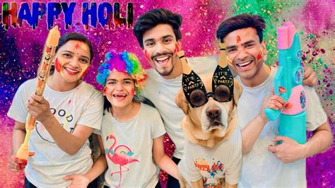 Holi Celebration At Home Leo Ne Chalai Pichkari Anant Rastogi Youtube