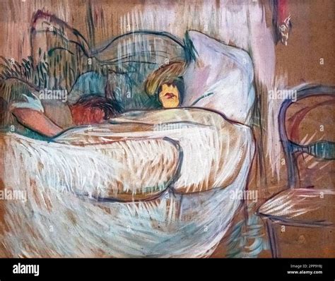 Henri De Toulouse Lautrec In Bed 1894 Stock Photo Alamy