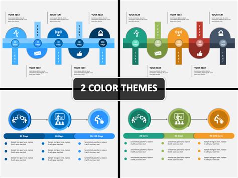 Best 100 Day Plan PowerPoint Template Available for Free