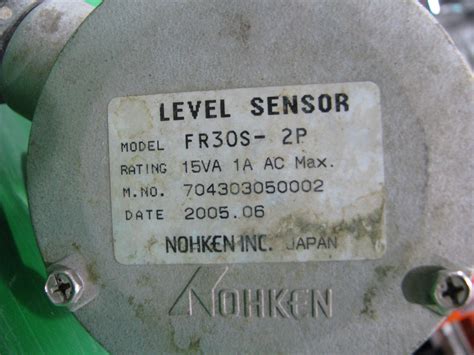 Magnetic Float Level Sensor Nohken Fr S P Cm Ebay