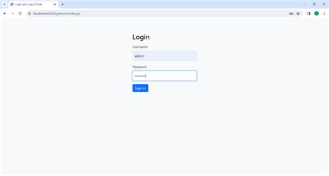 JSP - Login and Logout Form - GeeksforGeeks
