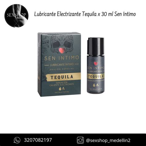 Lubricante Electrizante Tequila x 30 ml Sen Intimo CL Medellín Sex Shop