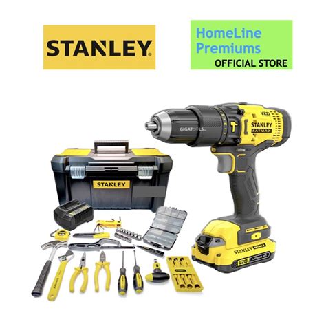 Stanley Fatmax Scd711c1h 20v Brush Hammer Drill Hand Tools Set 1x